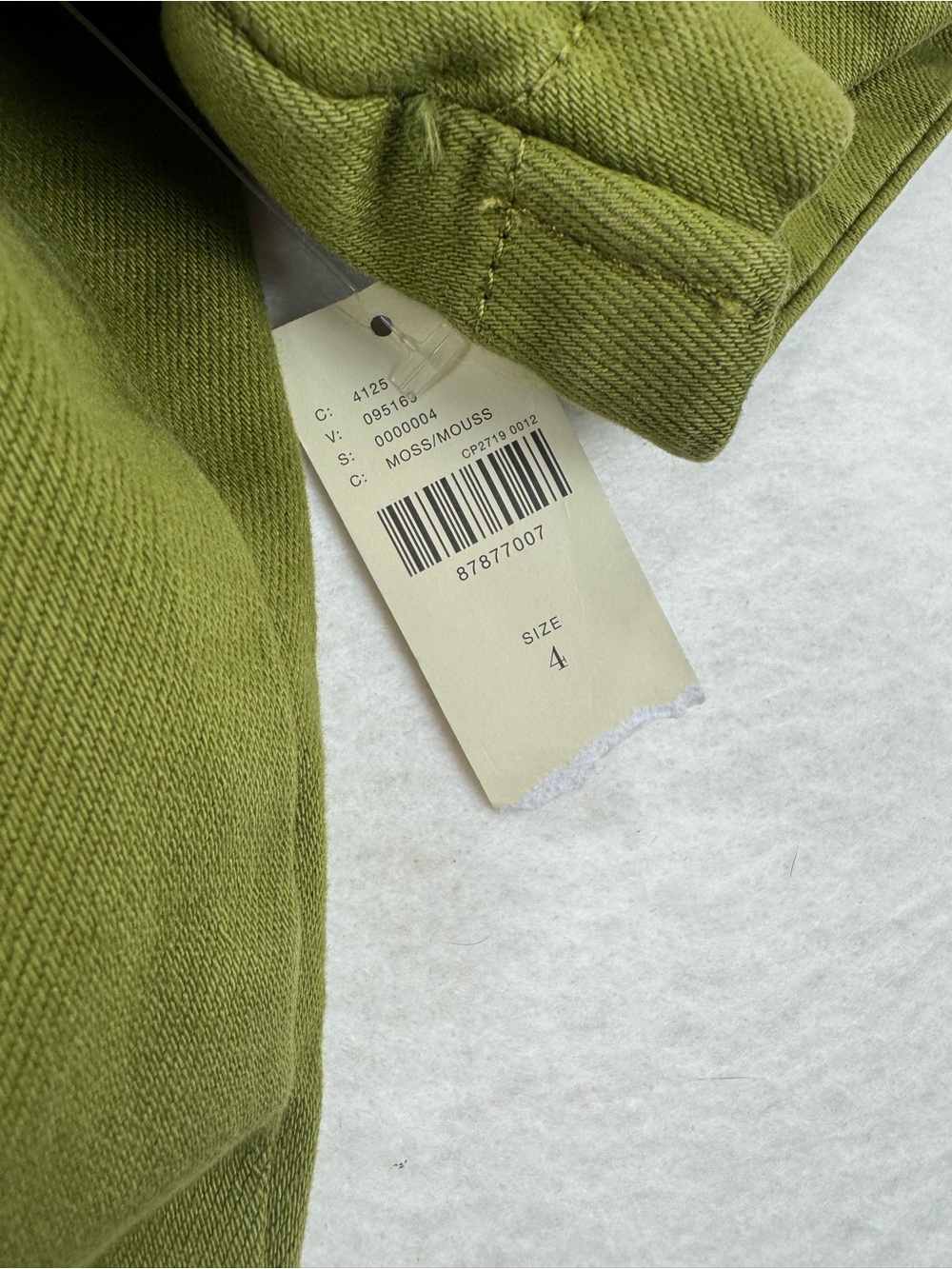 NWT Pilcro by Anthropologie Utility Romper Shorts Jumpsuit Moss Green Size 4 - Picture 5 of 10